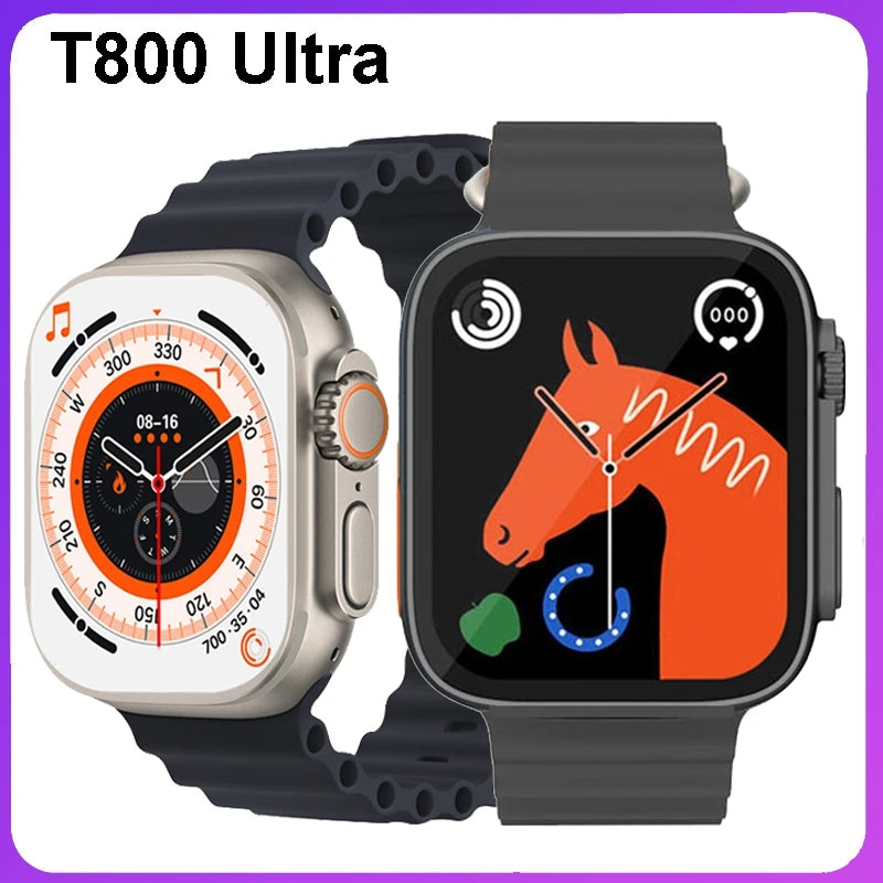 T800 Smartwatch: Sleek 1.99-Inch Display for Ultimate Connectivity