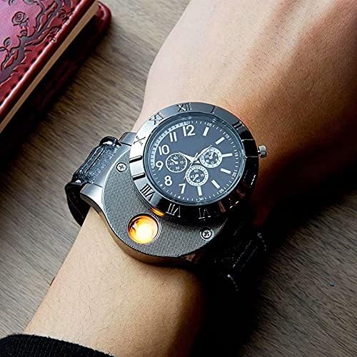 Innovative Military USB Lighter Watch: Style Meets Survival!