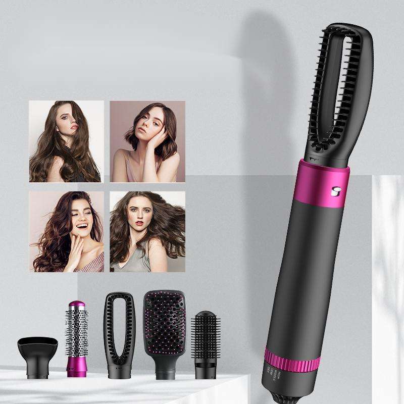 Versatile 5-in-1 Hot Air Brush for Salon-Quality Results at Home