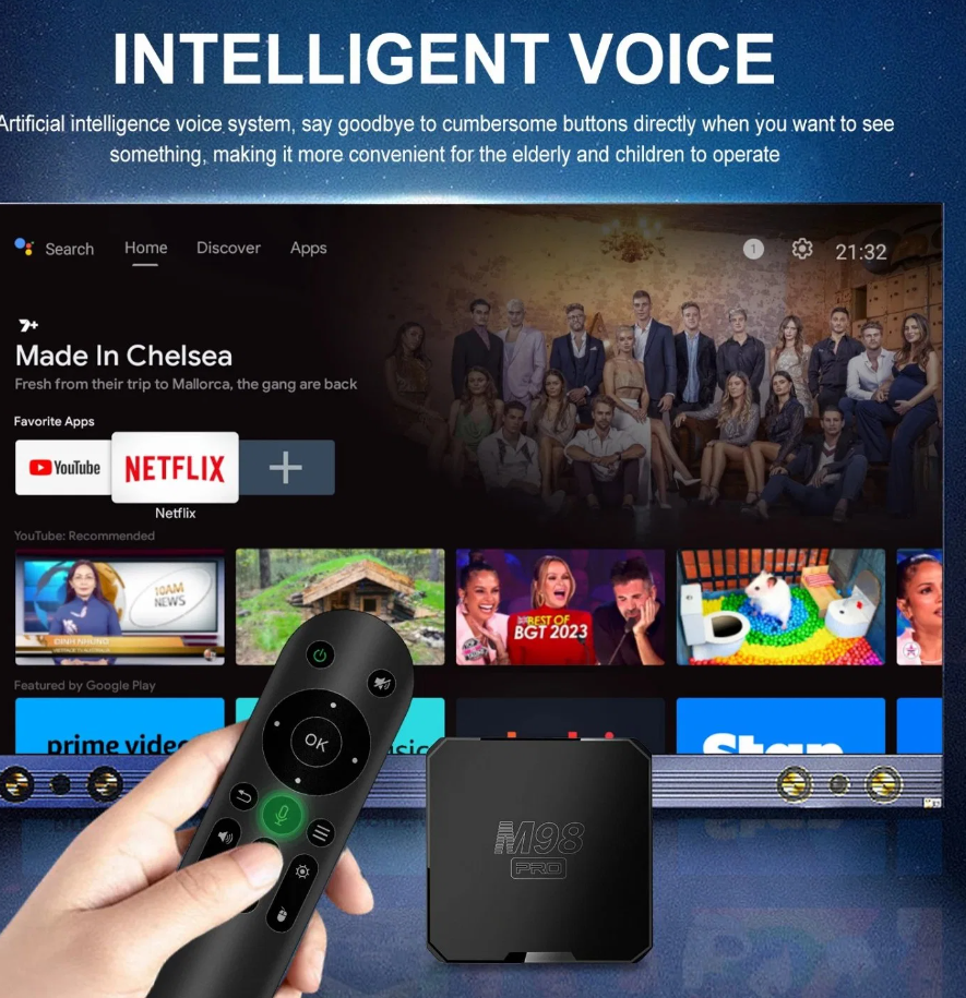 M98 Set-Top Box: Unlock Endless Entertainment at Your Fingertips!